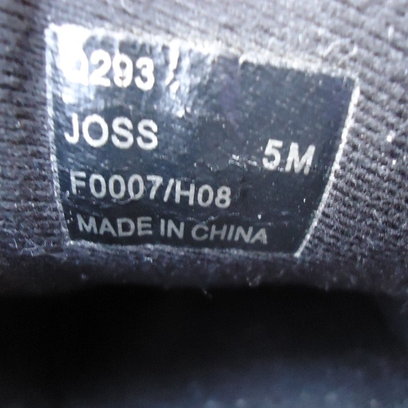 SIZE 5 M. COACH Joss ladies suede & canvas sneakers shoes. - Picture 7 of 8